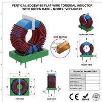 Inducteur toroïdal, serpentin de mode commun, courant élevé, DCR ultra-bas pour onduleurs haute puissance, recharge de véhicules électriques