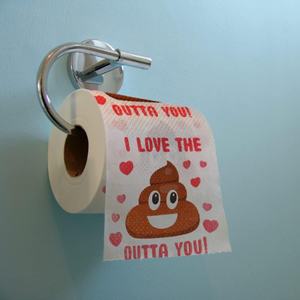 Papier toilette imprimé pour la Saint-Valentin, papier toilette fantaisie personnalisé pour les fêtes - Product Image 5