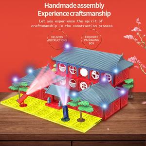 80 pcs capitale chinoise jouets pour enfants vente en gros jouets pour enfants modèle de construction bricolage blocs de construction miniatures puzzle jouet cadeaux - Product Image 4