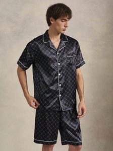 Men Nightwear Set Summer Wear Customized Sleep Wear Modal Fabric Casual Men High Quality Night <b>Suits</b> Sleepwear Supplier - Product Image 4