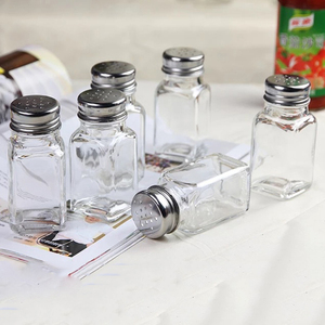Wholesale 50g Glass <strong>Spice</strong> Bottle 120ml Glass Seasoning <strong>Jar</strong> for Kitchen - Product Image 3