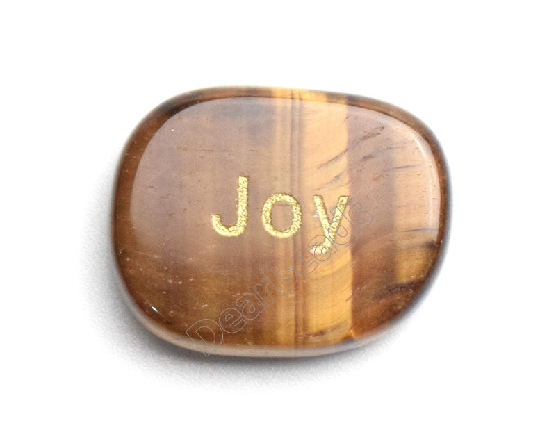 tiger eye stone  - JOY