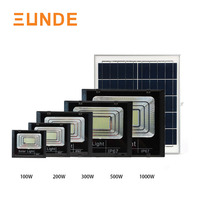 Projecteur solaire LED SMD extérieur étanche IP67 en plastique, puissance 100W, 200W, 300W, 400W, 500W, 1000W, prix usine