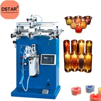 Máquina de Serigrafía Semiautomática para Vasos de Vidrio, Velas y Envases de Aromaterapia, Suministro de Fábrica desde China