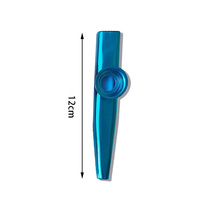 Metal Kazoo Baby Kids Mini Classic Percussion Musical Instruments Toy Kazoos Professional Aluminum Kazoo for Kids and Adult