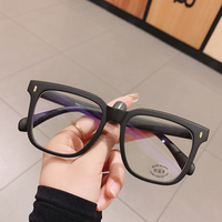 2026 Unisex Optische Eckige Brillengestelle Schwarz Transparent Blaulichtfilter-Brille für Männer und Frauen Klare Brillen Diamantgesichtsform