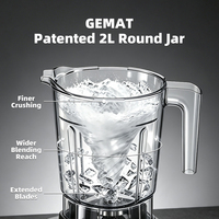 Commerciële zware ijsbrekerblender voor smoothies, fruit, natte en droge mixen, geschikt voor bar en keuken