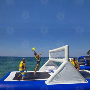 Terrain <span class=keywords><strong>de</strong></span> volley-ball gonflable géant pour jeux aquatiques en plein air, trampoline aquatique pour jeux aquatiques, terrain <span class=keywords><strong>de</strong></span> volley-ball pour <span class=keywords><strong>location</strong></span> <span class=keywords><strong>de</strong></span> fête - Product Image 3