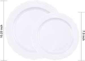 BST <span class=keywords><strong>Euro</strong></span> 7.5 "9" 10.25 "Fournitures de fête multicolores réutilisables Assiettes de chargeur en plastique Vaisselle de mariage - Product Image 2