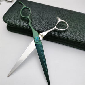 กรรไกรตัดผมมืออาชีพ R ขนาด 6.75 นิ้ว ใบมีดแบน สแตนเลส VG10 ด้ามยาว สำหรับช่างทำผม - Product Image 2