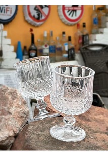 Vaso <span class=keywords><strong>de</strong></span> Tequila/Cherry Pequeño con Relieve, Vaso Vintage con Tallo, <span class=keywords><strong>Copa</strong></span> <span class=keywords><strong>de</strong></span> Agua, Venta al Por Mayor - Product Image 5