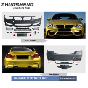 Para BMW Serie 4 M4: Parachoques Delanteros y Traseros Grandes Personalizados con Salida de Escape Cuádruple, Faldones Laterales, Nuevo Estado, Marca ZSXQ357 - Product Image 4