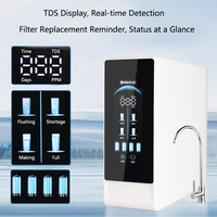 Filtre à eau RO sans réservoir 600GPD, purificateur d'eau par osmose inverse pour la maison, économie d'espace, élimination des PFAS, OEM ODM CE ROHS NSF
