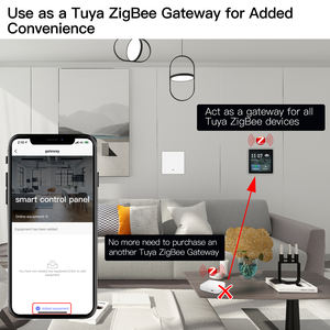 Tuya WiFi BLE <span class=keywords><strong>4</strong></span>นิ้วสหภาพยุโรปสมาร์ทระบบบ้านอเนกประสงค์ Zigbee Gateway สัมผัสแผงควบคุมกลางฮับ - Product Image 5