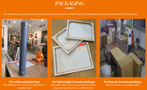 ภาพวาดสีน้ำมันแนวนามธรรมวินนี่สำหรับตกแต่งห้องนอนบ้านโรงแรมร้านอาหาร - Product Image 6