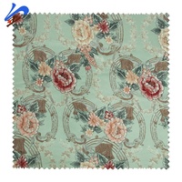 Jindian marque 2024 nouveau Design motif floral multicolore 100% Polyester Jacquard tissu tissé pour la maison Textile canapé rideau