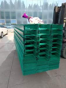 Baki Kabel Serat Kaca <span class=keywords><strong>FRP</strong></span> GRP Berkualitas Tinggi Tipe Tangga untuk Industri & Konstruksi Bahan Baja Tahan Karat - Product Image 3