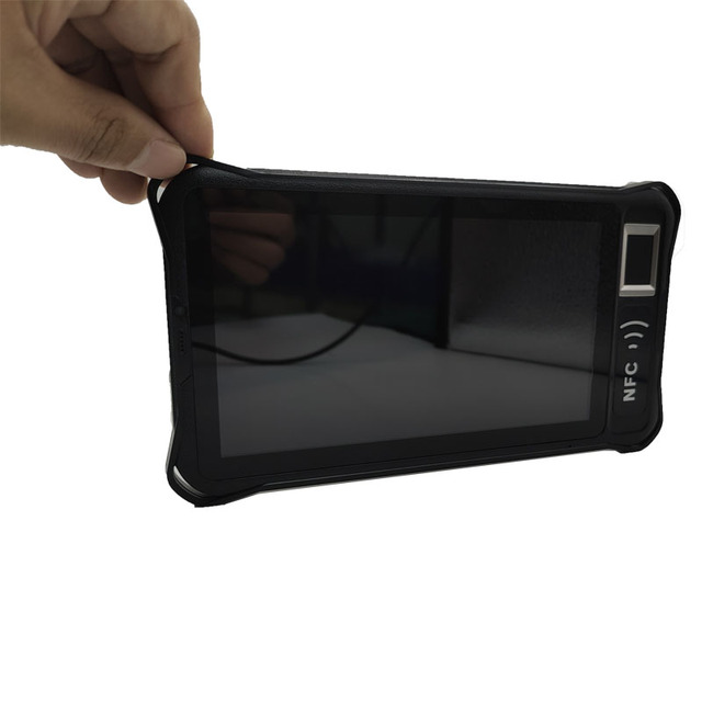7 Inch Android IP65 Waterproof Biometric Fingerprint Scanner Optional 4G Industrial Rugged Tablet