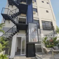 Ascenseur de villa sur mesure sans fosse pour duplex et grenier, plateforme élévatrice domestique intérieure/extérieure certifiée CE