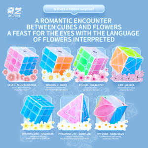 Gowing Ice Amber Series <span class=keywords><strong>Cubos</strong></span> brillantes Juguetes de rompecabezas que combinan inteligencia y belleza estética - Product Image 6