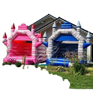 Comercial Pink Palace Combo gorila inflable <span class=keywords><strong>y</strong></span> carrera de obstáculos para la <span class=keywords><strong>venta</strong></span> - Product Image 1