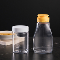 Bouteille souple PET personnalisable avec logo, 40 ml et 190 ml, pour sauce chili, ketchup, miel, avec bouchon à vis, emballage pour bouteille de sauce ketchup