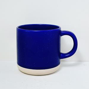 แก้วเซรามิคทรงกลมพร้อมหูจับ สีฟ้า แก้วเดี่ยว สำหรับโปรโมชั่น ผลิตที่เมืองจื่อ หมายเลขสินค้า 7111 - Product Image 5