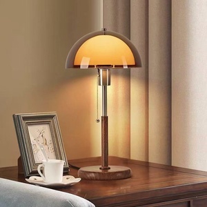 Lámpara de Noche para Dormitorio, Estilo Americano Vintage, Lámpara de Escritorio para Estudio, Ajustable, Regulable, con Enchufe de Corriente - Product Image 3