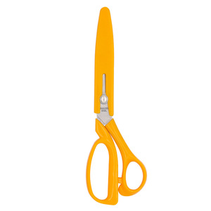 Tailor's Scissors Stainless Steel 95mm Yellow With Protective Cover For Fabric Paper Leather Cutting - Product Image 5