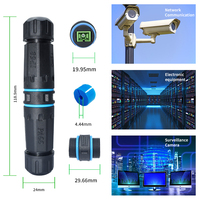 Conector de Fibra Óptica Simplex SC/APC, Impermeable IP68, para Redes FTTH en Exteriores