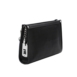 Borsa a Mano per <span class=keywords><strong>Uomo</strong></span> d'Affari in <span class=keywords><strong>Vera</strong></span> <span class=keywords><strong>Pelle</strong></span> con Serratura a Impronta Digitale, Sistema Smart per la Privacy, Ricaricabile - Product Image 3