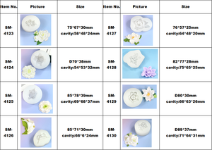 Molde de Silicona 3D con Forma de Flor AK para Velas Aromáticas de Peonía, Molde para Decoración de Pasteles de Fondant con Mariposas, Molde para Helados y Chocolate con Forma de Rosa - Product Image 6