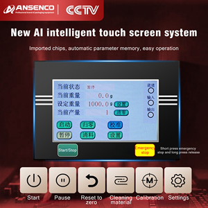 Machine de remplissage automatique quantitative pour aliments secs, riz, céréales, grains divers, noix et aliments pour animaux - Product Image 3