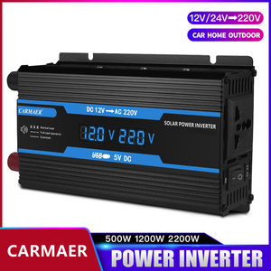 Bộ lưu điện mini di động 500W 12V 24V sang 220V 110V, biến tần ô tô - Product Image 2