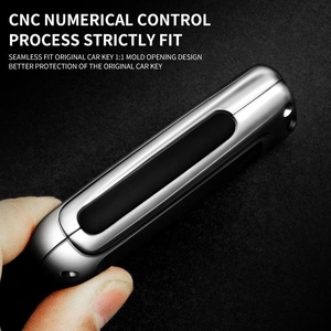 Étui de clé de <span class=keywords><strong>voiture</strong></span> à distance en alliage de Zinc, Double Protection, clé de chaîne de remplacement pour Toyota Corolla Rav4 Chr c-hr Camry Crown - Product Image 5