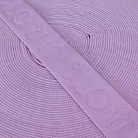 Bande élastique jacquard personnalisée avec logo en relief, sangle élastique en nylon souple pour vêtements et sous-vêtements