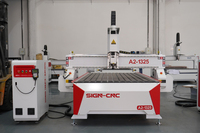 La Mejor Opción en Maquinaria para Trabajar la Madera: Router CNC A2-1325 con Husillo de Enfriamiento por Aire de 6KW, Sistema de Control Syntec, Motor de 4x8 Pies