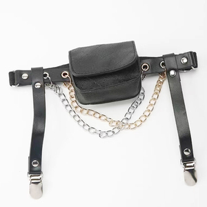 Borsa da Gamba con Cinturino per Donna, <span class=keywords><strong>Marsupio</strong></span> in <span class=keywords><strong>Pelle</strong></span> da Gambe, Borsello da Cintura - Product Image 5