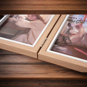 <span class=keywords><strong>Cadre</strong></span> photo multi-photos en <span class=keywords><strong>bois</strong></span> pliable à 4 fenêtres, design moderne, éco-responsable, personnalisable OEM/ODM, à fixer au mur <span class=keywords><strong>pour</strong></span> la maison, le bureau, l'hôtel, vente en gros - Product Image 5