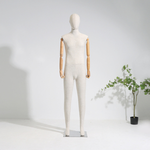 <span class=keywords><strong>Maniquí</strong></span> Femenino Moderno con Manos de Madera Móviles y Cuerpo de Tela <span class=keywords><strong>para</strong></span> Exhibición de <span class=keywords><strong>Ropa</strong></span> en Escaparates - Product Image 6