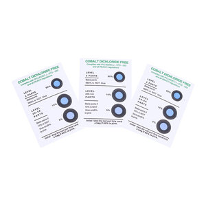 Tùy Chỉnh Độ Nhạy Cao Môi Trường Độ Ẩm Phát Hiện Giấy Màu Xanh Biến Màu Hồng Không Có <span class=keywords><strong>Cobalt</strong></span> Dichloride Halogen Miễn Phí Độ Ẩm Thẻ - Product Image 4