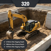 Meilleur rapport qualité-prix : Excavatrice NOMICAT d'occasion de 21,7 tonnes avec télécommande sans fil industrielle pour la construction urbaine et commerciale.