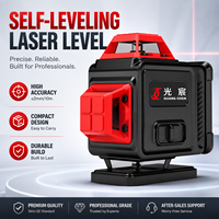 Niveau laser portable 4D 16 lignes, projection à 360°, faisceau vert, pour l'installation de revêtements de sol et de plafonds