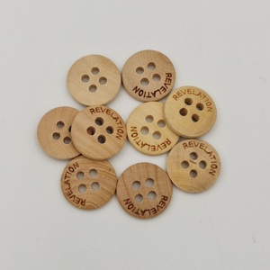 Tùy Chỉnh Biểu Tượng Tia Laser Kích Thước Màu Gỗ Nút 4 Lỗ <span class=keywords><strong>Men</strong></span>' <span class=keywords><strong>S</strong></span> Áo <span class=keywords><strong>S</strong></span>ơ Mi Nút Gỗ - Product Image 2