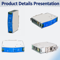 Alimentation à découpage compacte 75W 24V 3.2A sur rail DIN SMPS NDR-75-24, transformateur régulé à sortie unique pour pilote PLC