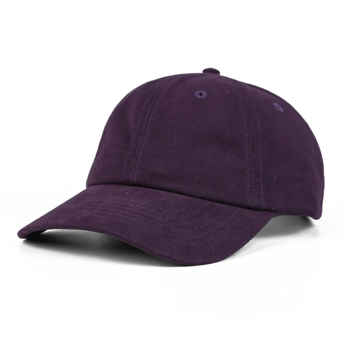 Wholesale Custom Embroidery Logo Baseball Caps New Style 6 Panels Dad Hat Cotton Washed Brushed Design