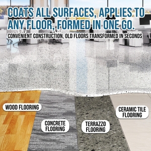 Pintura Epóxica Autonivelante de Baja Resistencia Química con Arena de Color para Pisos de Resina de Concreto en Interiores del Hogar - Product Image 5