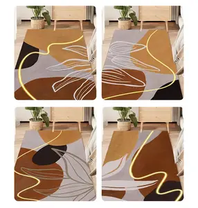 Area Rugs For Bedroom Living Room Machine Soft Entryway Runner Rug Non Slip Carpet Blanket Print Washable Large Modern Abstract