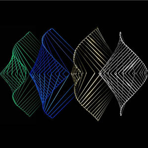 Square-Wave Koper De Betoverende Kinetische Wind Spinner Koper - Product Image 3