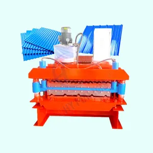 GI Cladding Sheet Making Machine Price 2 In 1 Colored Roof Sheet Roll Forming Machine Aluminum Roll Former